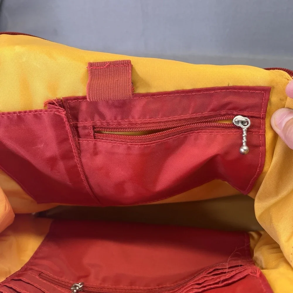 Baggallini Metro Convertible Backpack Nylon Rusty Red
